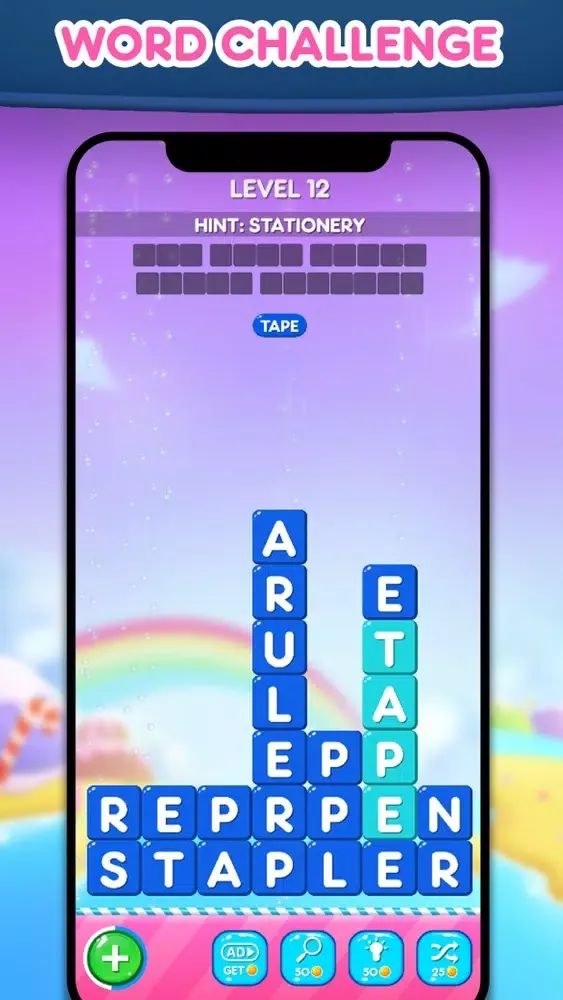 Screenshot di Word Bars : Stack the Words