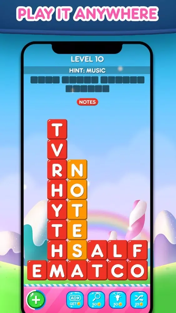 Screenshot di Word Bars : Stack the Words