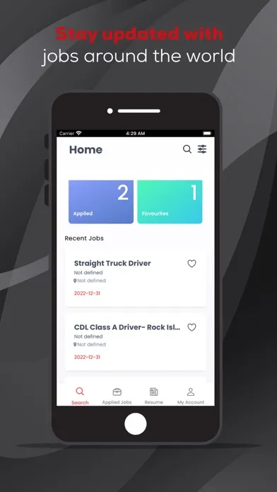 Zrzuty ekranu Applicant Finder
