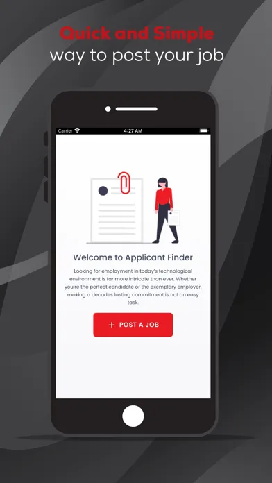 Zrzuty ekranu Applicant Finder