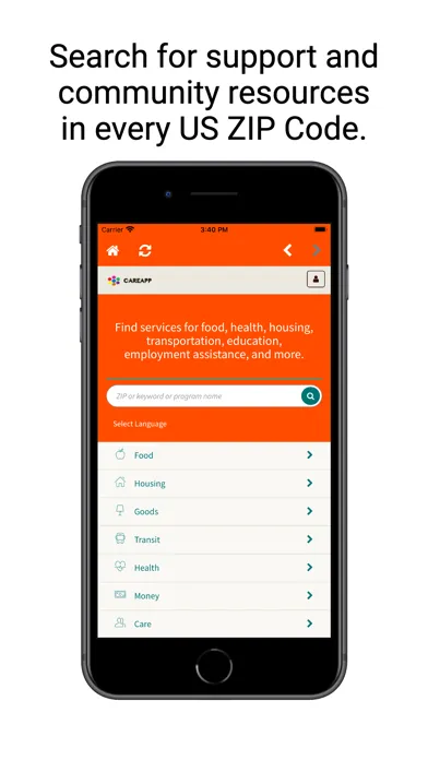 Capturas de pantalla de CAREAPP Howard County