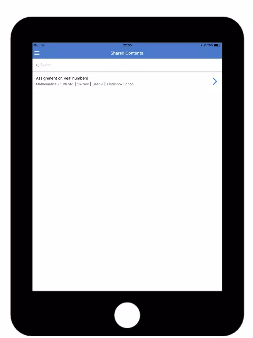 FindInbox Student iPad 應用截圖