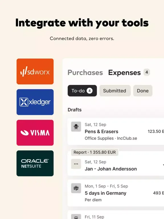 BDO Expense iPad 应用截图