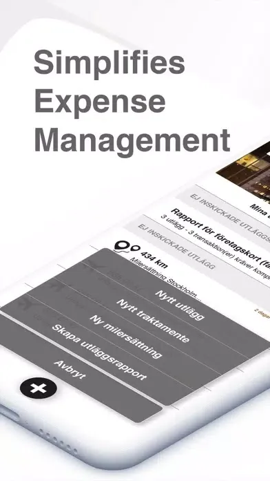 Capturas de tela do xacct expense