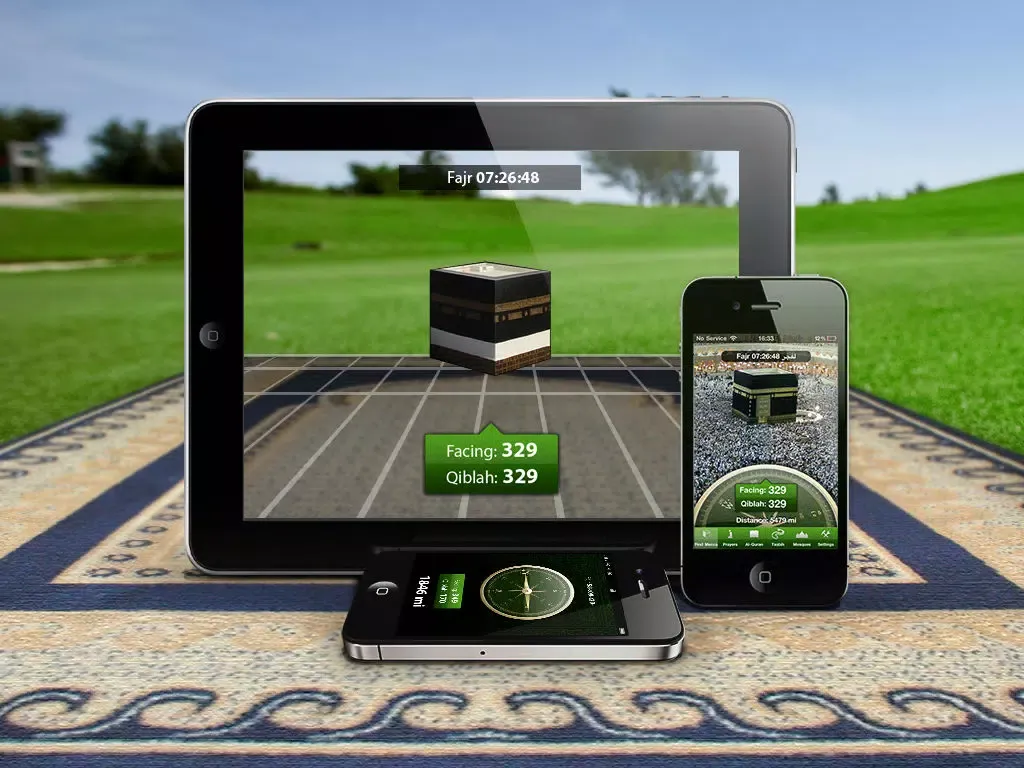 Tangkapan skrin Find Mecca iPad 