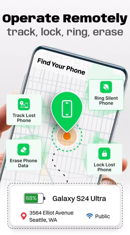 Screenshot di Find My Lost Phone Location