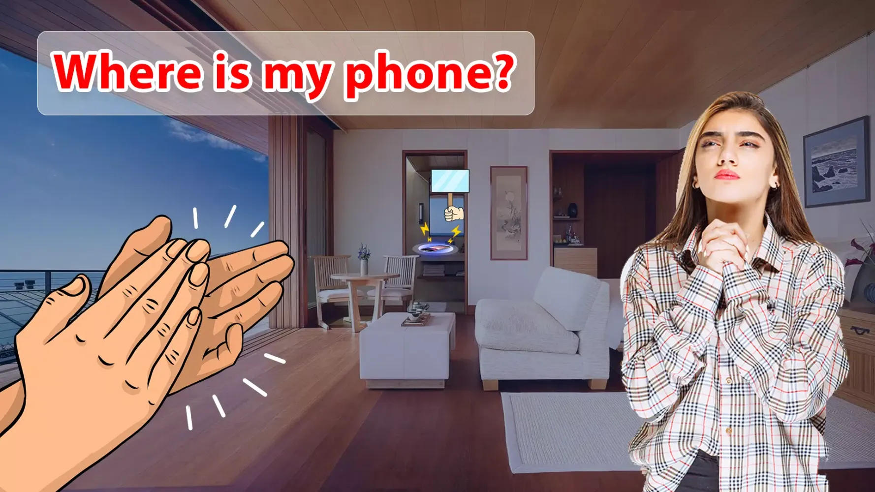 Find My Phone By Clap: Whistle Screenshots