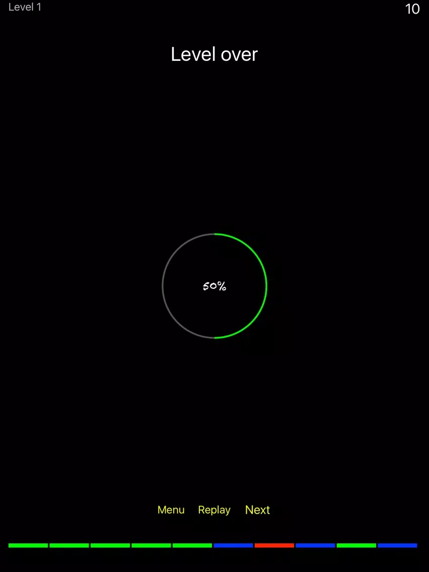 Ảnh chụp màn hình của Arc Chaser - a game of timing and skill iPad 