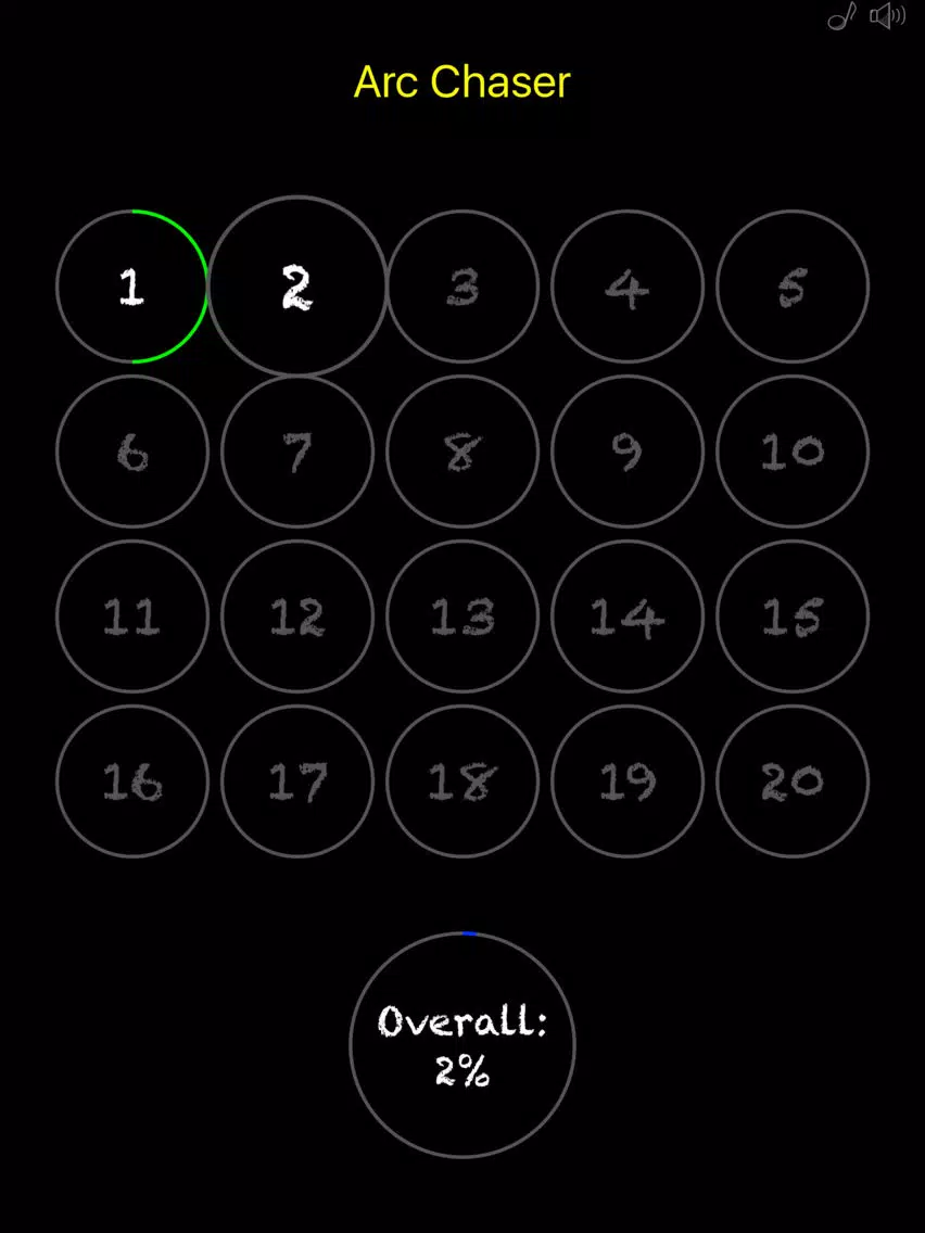 Ảnh chụp màn hình của Arc Chaser - a game of timing and skill iPad 