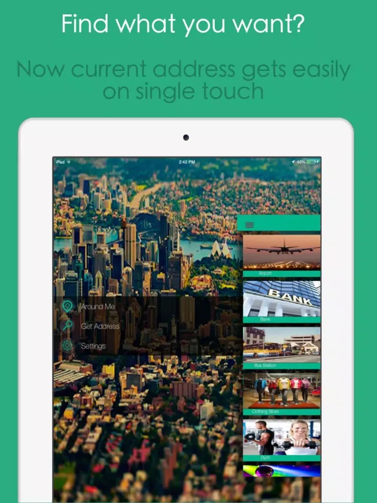 Mapingo iPad  Screenshots
