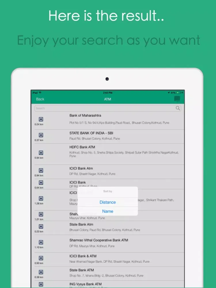 Mapingo iPad  Screenshots
