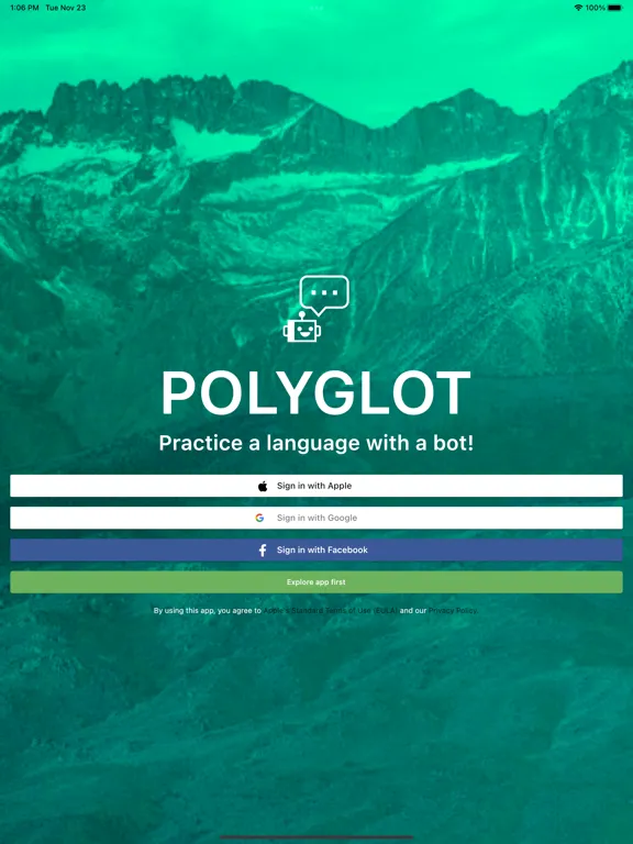 Polyglot AI iPad  स्क्रीनशॉट