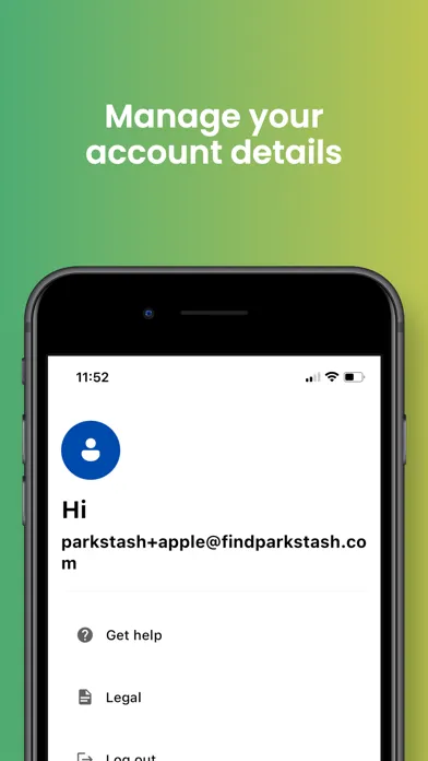 Capturas de pantalla de ParkStash Access Control