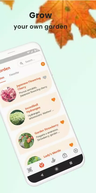 Tangkapan layar Plant App - Identifier & Care