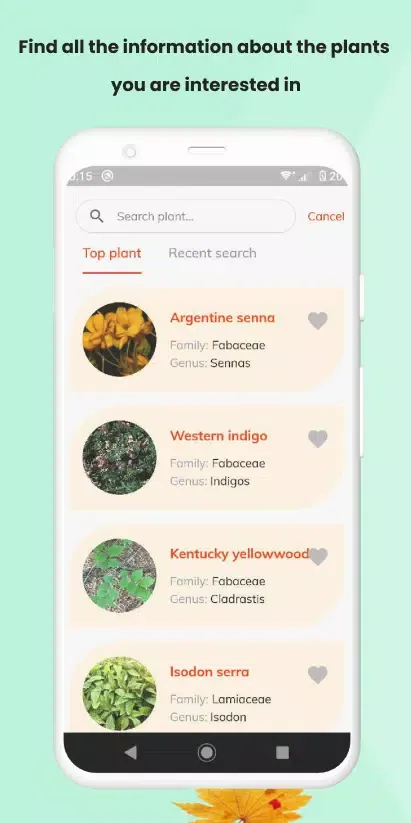 Tangkapan layar Plant App - Identifier & Care