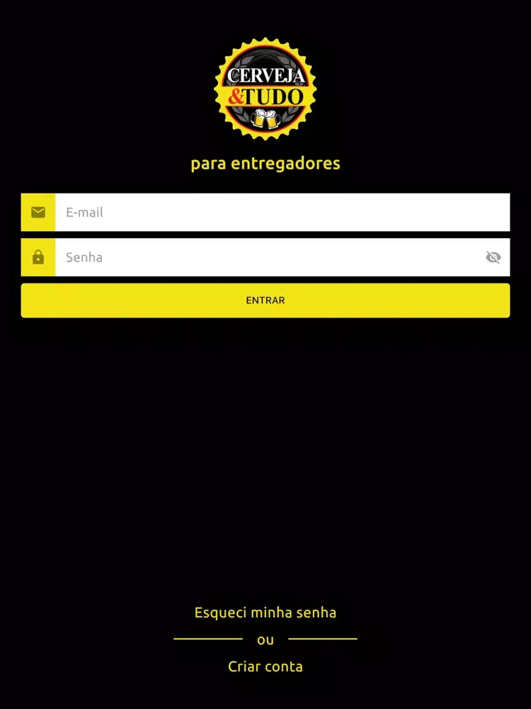 Cerveja&Tudo Entregador iPad 应用截图