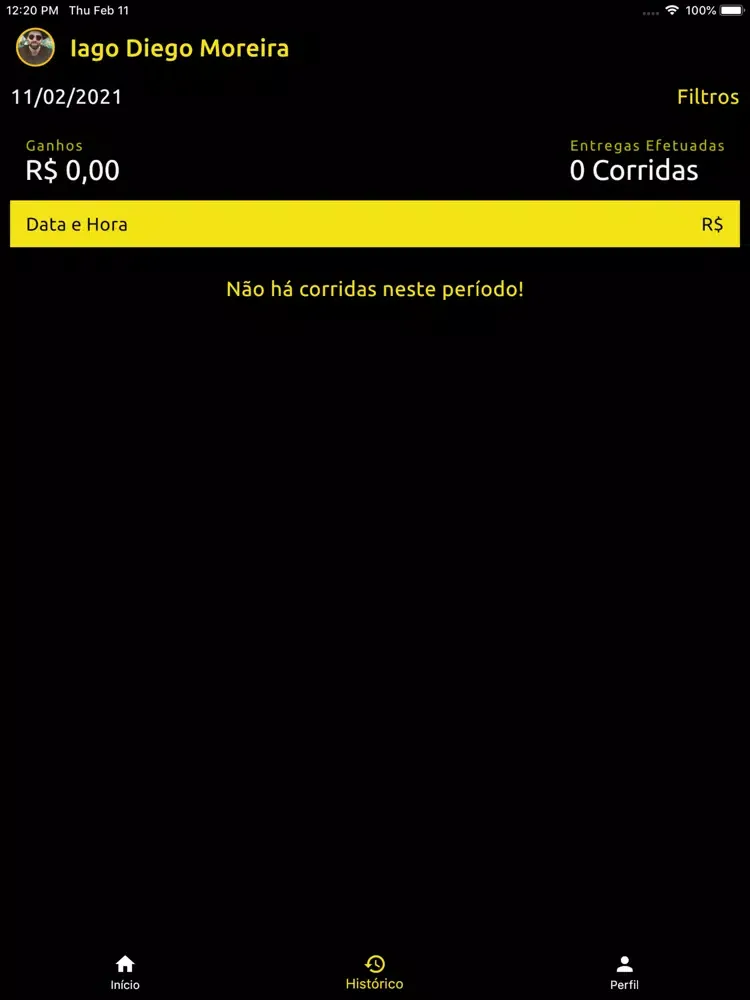 Cerveja&Tudo Entregador iPad 应用截图