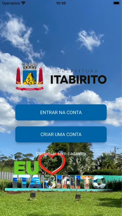 Capturas de tela do Conecta Itabirito