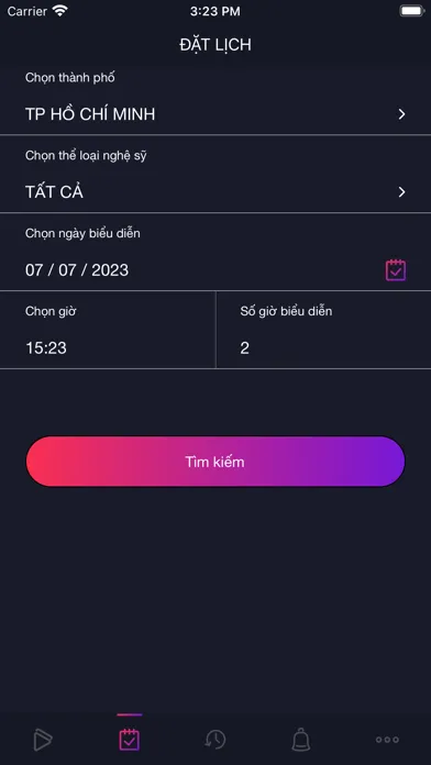 Tìm kiếm nghệ sỹ Screenshots