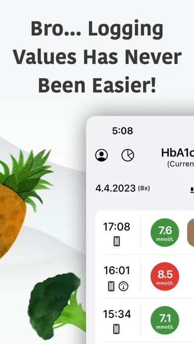 Diabetes Diary Plus Screenshots