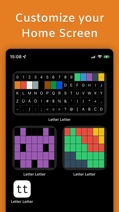 Letter Letter - Widget Creator Screenshots