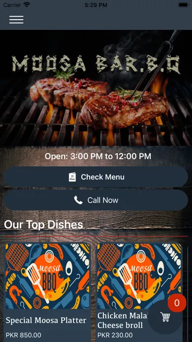 Capturas de pantalla de Moosa BBQ Restaurant