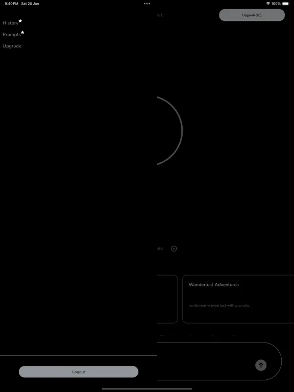Tangkapan skrin Ai Smart Chat Assistant iPad 