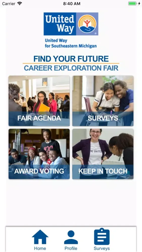 ภาพหน้าจอของ Find Your Future App