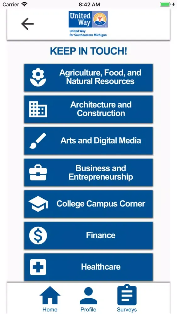 ภาพหน้าจอของ Find Your Future App