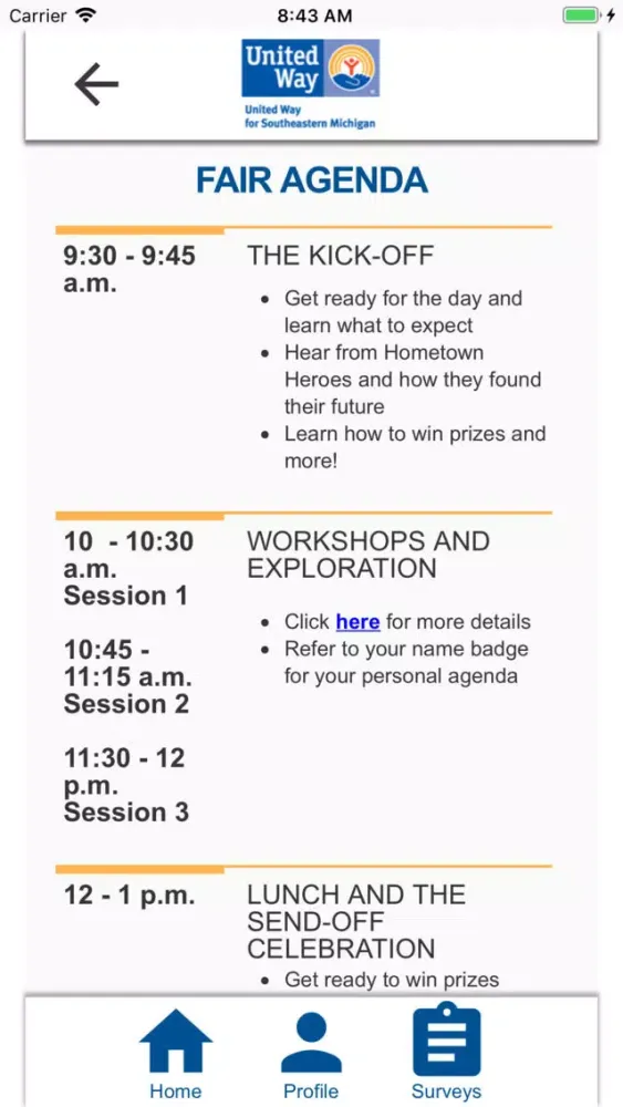 ภาพหน้าจอของ Find Your Future App