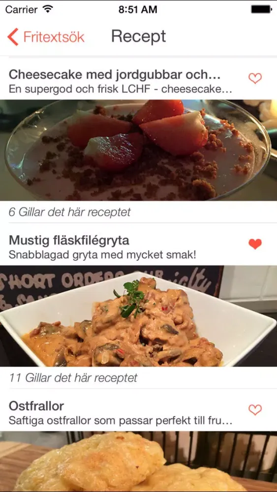 LCHF-Köket Pro - Recept för lågkolhydratkost Ekran Görüntüleri