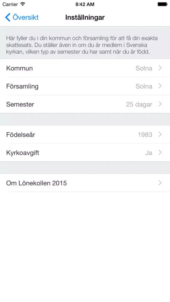 Lönekollen 2015 Screenshots