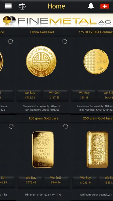 ภาพหน้าจอของ iGold Coin