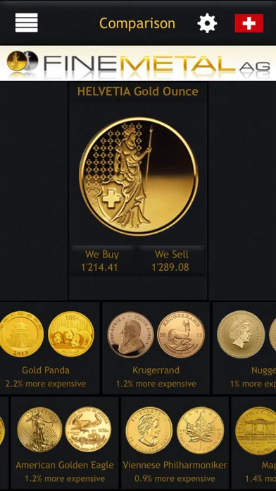ภาพหน้าจอของ iGold Coin