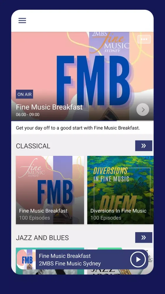 Скриншоты 2MBS App