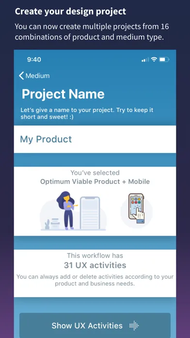 UX Assist Screenshots