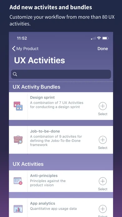 UX Assist Screenshots