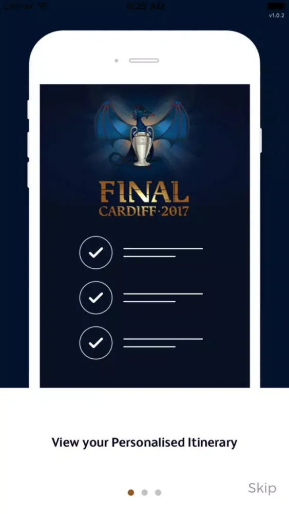 Zrzuty ekranu Sony Mobile UCL Guest App