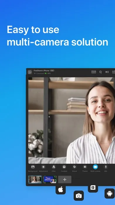 Zrzuty ekranu FineCam Webcam for PC and Mac