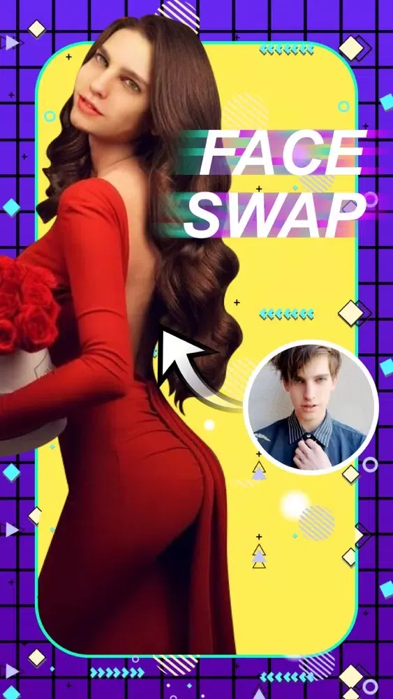 Tangkapan layar Face Swap,Pixel Photo Editor