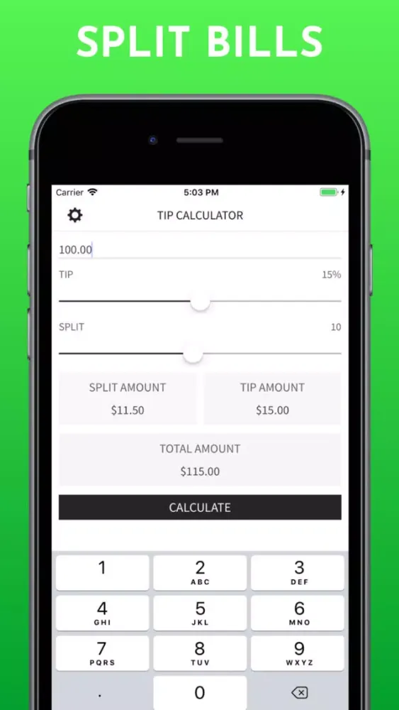 Tip Calculator - Split & Tip স্ক্রিনশট