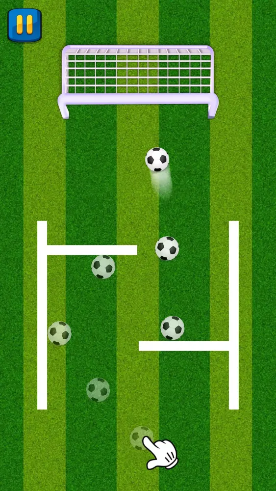 Tangkapan skrin Finger Football