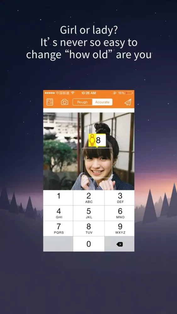 Screenshot di HowOld.RU