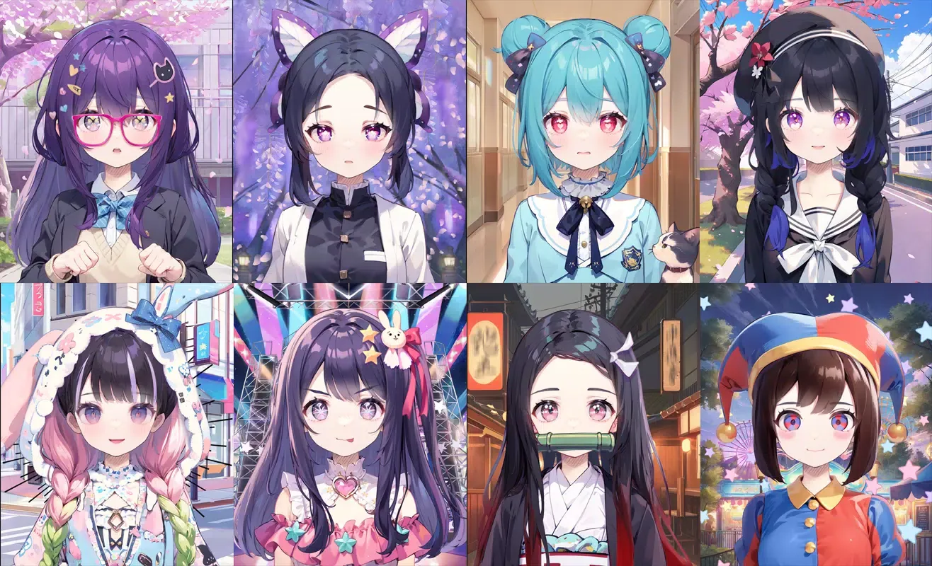 Anime Style : Avatar Maker 스크린샷