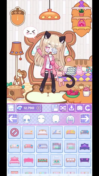 Capturas de pantalla de Cuty Girl Style Room
