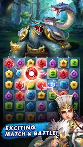 Three Kingdoms & Puzzles: Matc应用截图