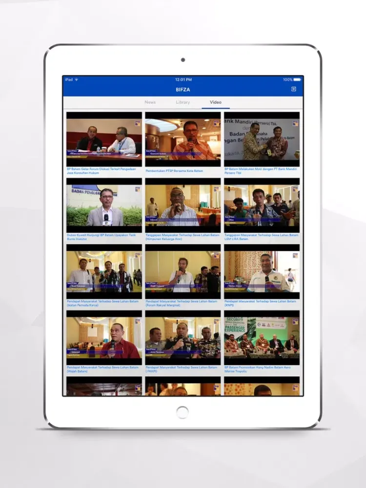 Batam FTZ iPad  スクリーンショット