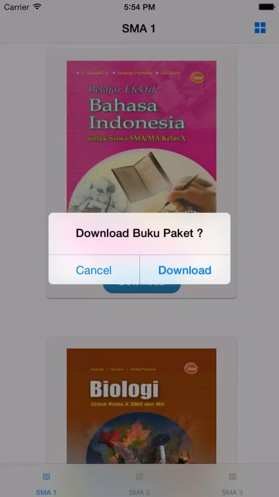 Buku Paket SMA Ekran Görüntüleri