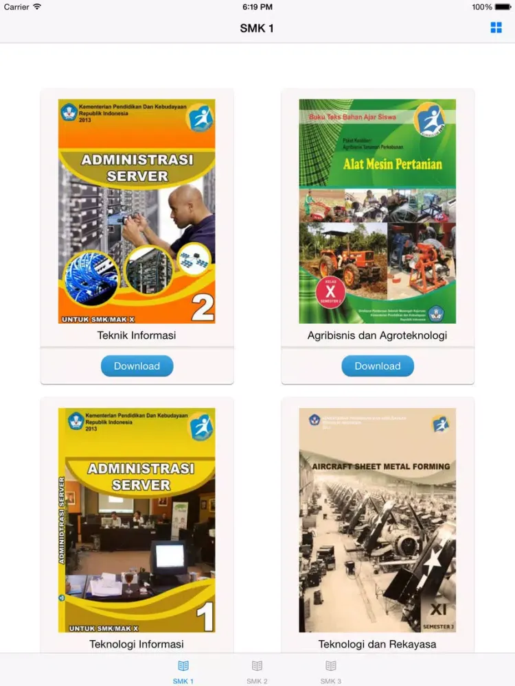 Buku Paket SMK iPad  스크린샷