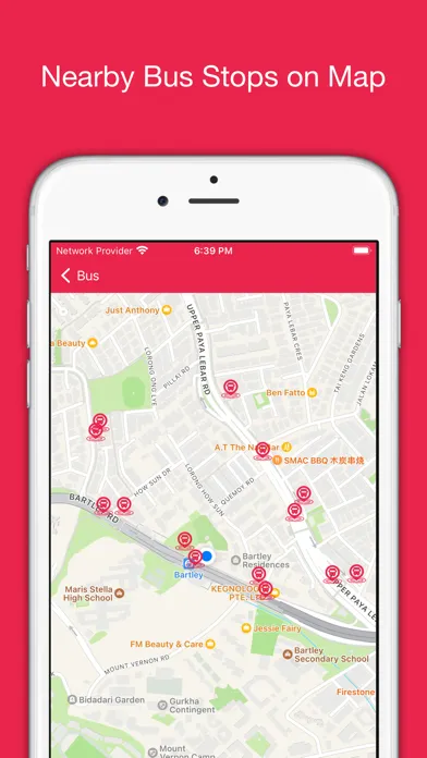 SGBus - Bus Timing & MRT Map Screenshots